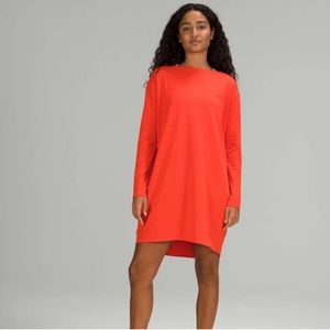NWOT Lululemon Back in Action long sleeve dress size 8